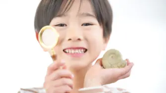 自由研究を楽しむ男の子