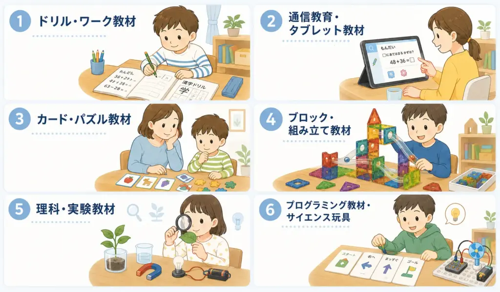 知育玩具の種類