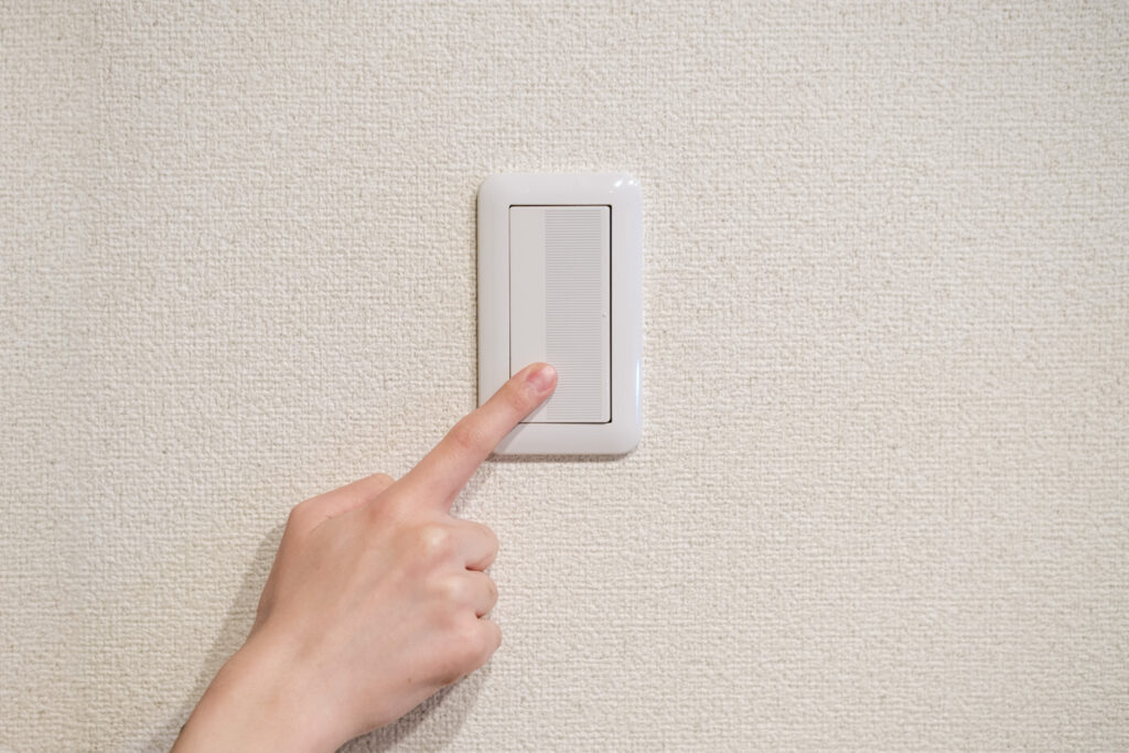 電気のスイッチ